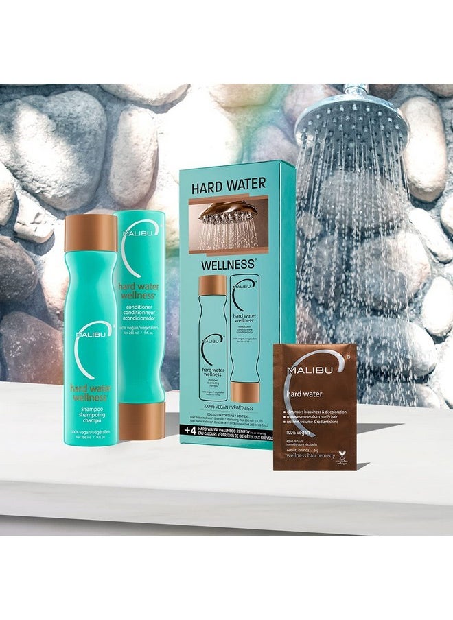Malibu C Hard Water Wellness Collection Hydrating Hair Care To Protect From Waterborne Elements Removes Hard Water Deposits & Impurities From Hair  - Image 4