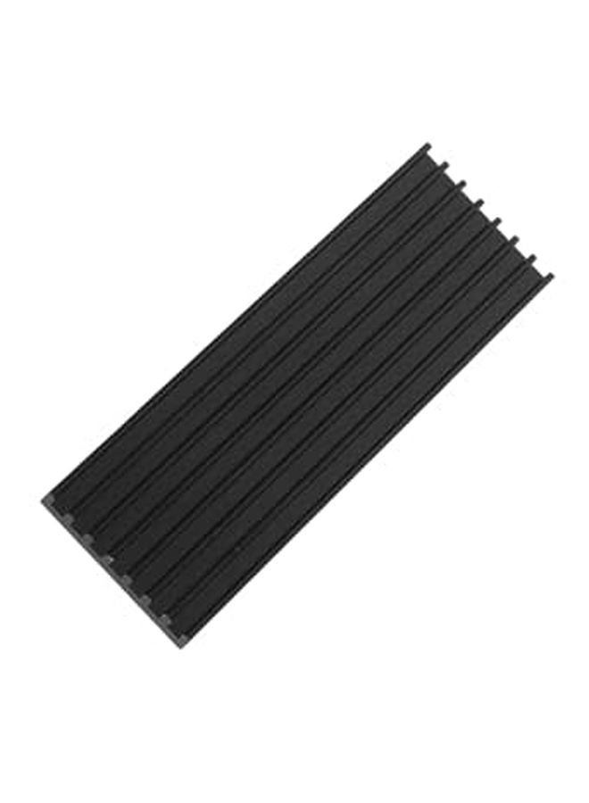M2 SSD غطاء تبريد 8 قطع وسائد تبريد ألومنيوم لتبريد SSD للكمبيوتر المحمول PC أسود - Image 1