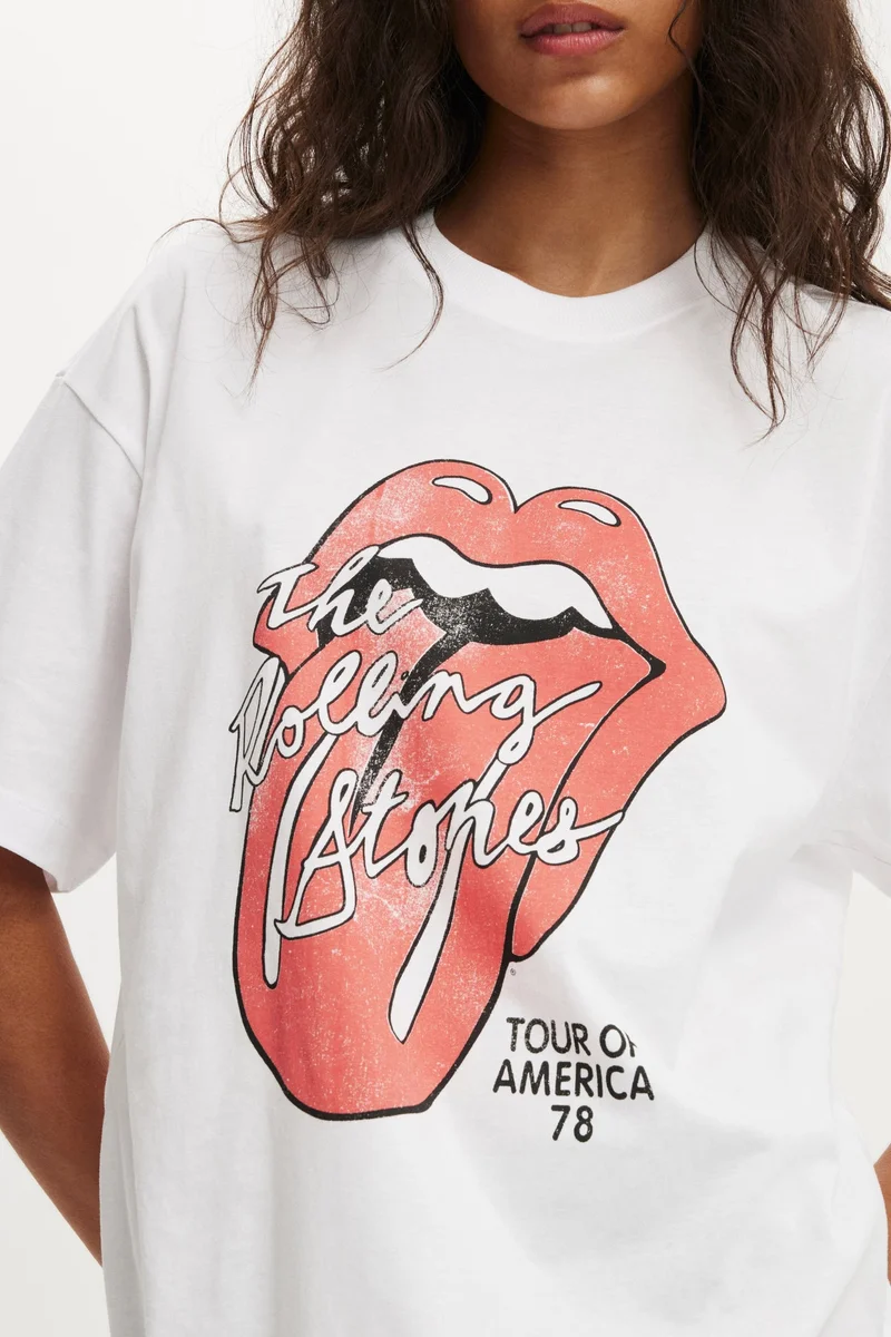Cotton On  THE LCN MUSIC BOXY GRAPHIC TEE for Women | Best Price UAE