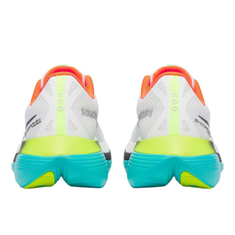 saucony حذاء سكوني للرجال من نوع إندورفين، أبيض/موتانت، 8 - Image 5