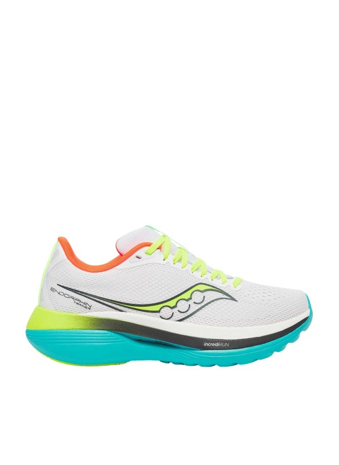 saucony حذاء سكوني للرجال من نوع إندورفين، أبيض/موتانت، 8 - Image 1