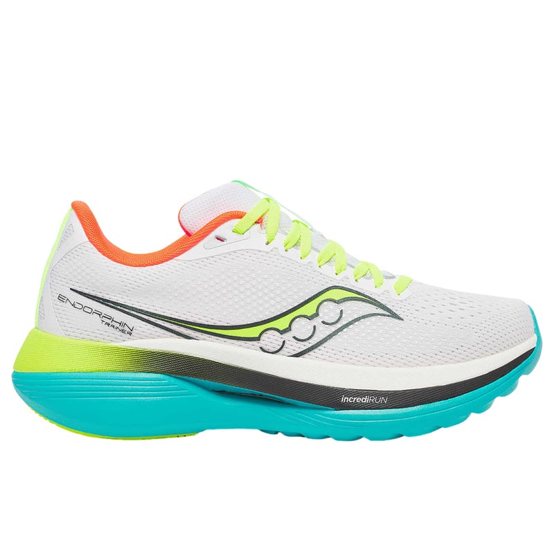 saucony حذاء سكوني للرجال من نوع إندورفين، أبيض/موتانت، 8 - Image 2