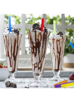 Comfy Package Comfy Package, [100 Count] Jumbo Plastic Smoothie Straws - 8.5" High - Assorted Colors  - Image 5