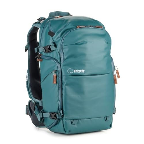 Shimoda Explore v2 25 Womens Starter Kit Outdoor Photography Adventure Backpack with Small Mirrorless Core Unit Fits Mirrorless and DSLR Cameras 14inch Laptop Sleeve Rain Cover Included Teal - Image 1