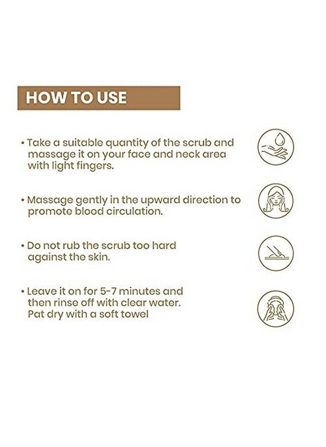 Ozone - D Tan Face Scrub 100 G For Tan Removal. Helps Removes Tan Prevents Sun Damage & Boosts Skin Complexion. 100% Organic Products. No Paraben & Chemical - Image 1