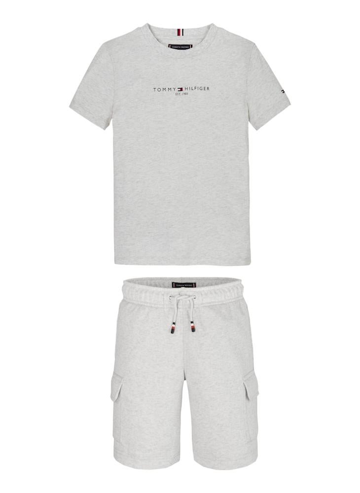 TOMMY HILFIGER - Kids T-Shirt & Cargo Shorts Set - Image 1