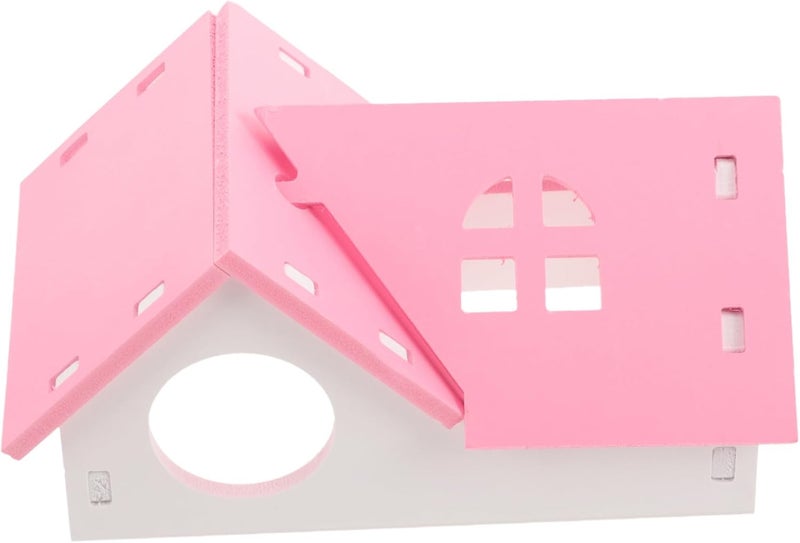 Hamster House Villa Cozy Hideout for Pets Durable Wear Design for Hamsters Chinchillas and Other Animals Present for - Image 1