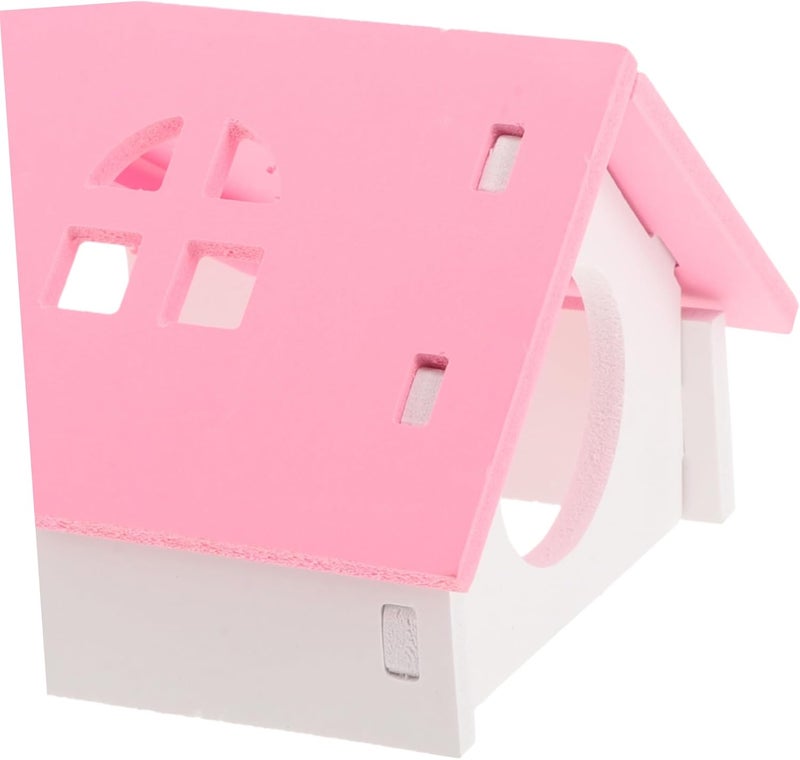 Hamster House Villa Cozy Hideout for Pets Durable Wear Design for Hamsters Chinchillas and Other Animals Present for - Image 3