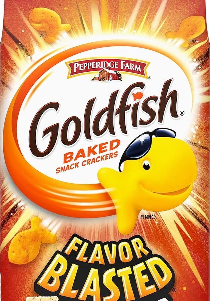 Goldfish Pepperidge Farm Flavor Blasted Cheddar Jack'd Crackers, 6.6 oz Bag - Image 1
