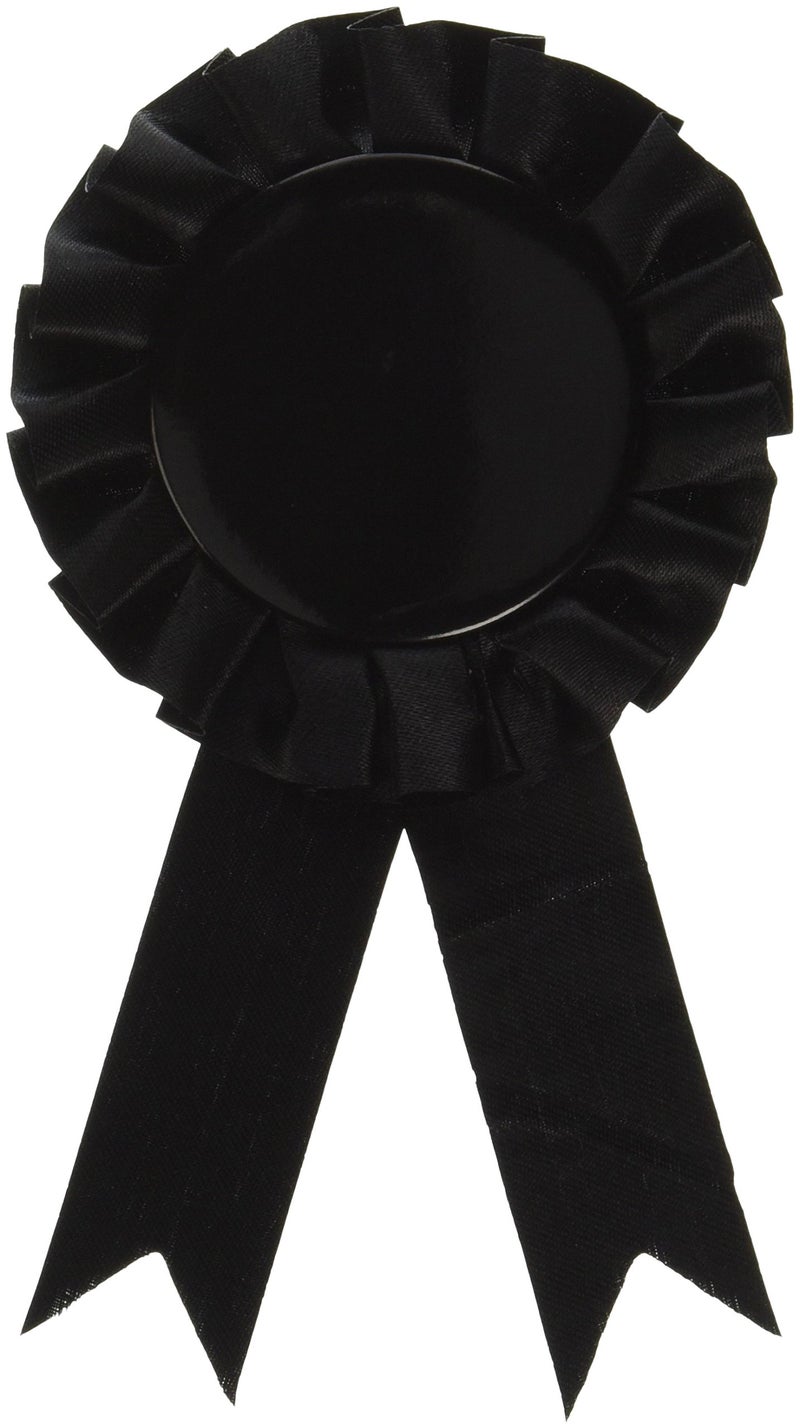 Beistle Award Ribbon (black) Party Accessory (1 count) (1/Pkg) - Image 1