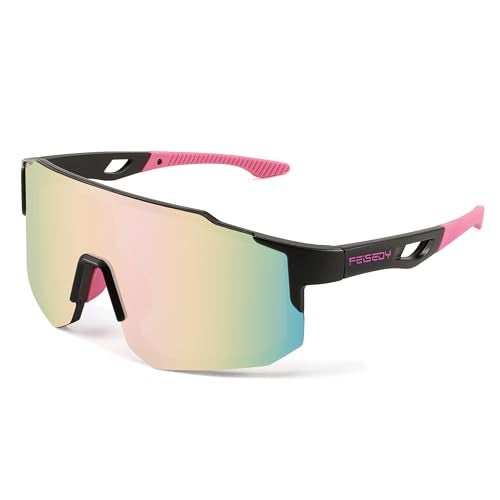 FEISEDY Sports Sunglasses Mens Women Baseball Biking Cycling Sunglasses for Teens UV400 Protection B2388 - Image 1
