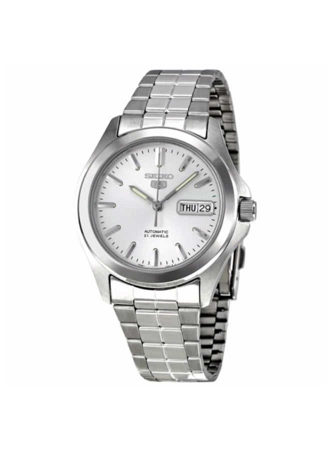 SEIKO Series 5 Automatic Silver Dial Men's Watch SNKK87K1 - Image 1