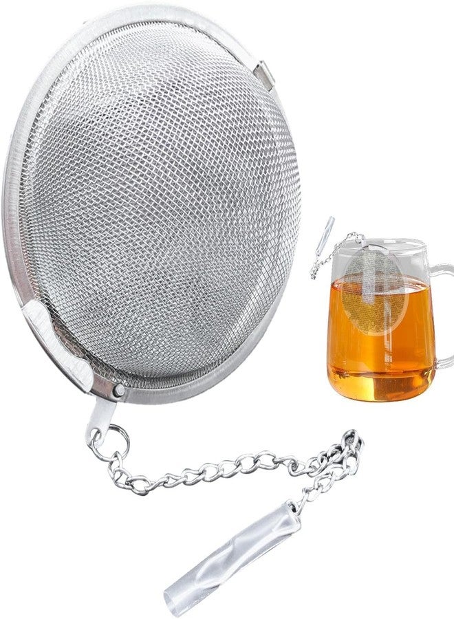 Qintreesify Stainless Steel Mesh Tea Ball, Extra Fine Mesh Tea Infuser for Loose leaaf Tea, Premium Tea Filter Tea Interval Diffuser, Tea Strainers Tea Infuser Strainer Filters for Tea (7CM) - Image 1
