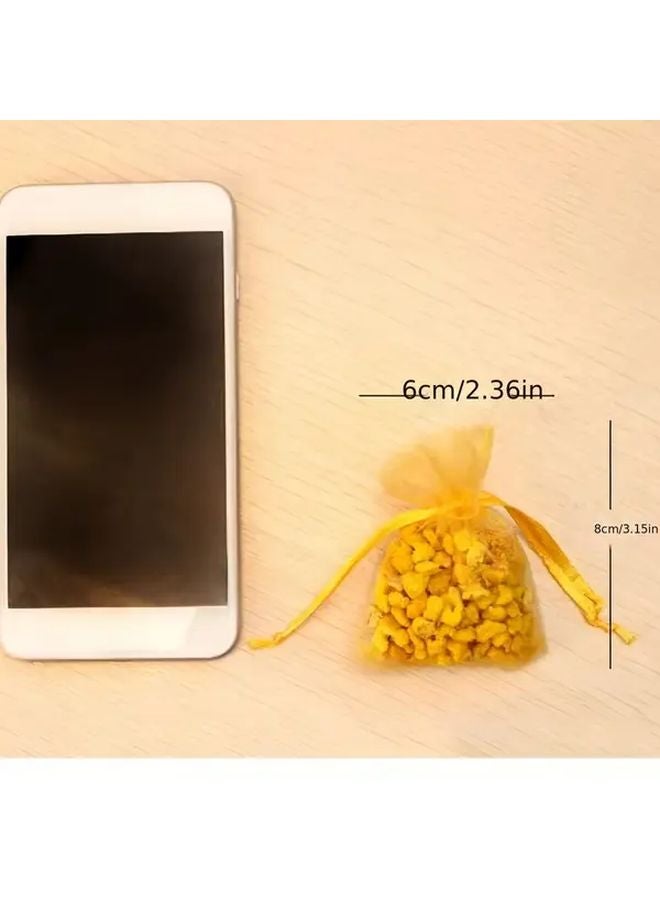 4pcs Assorted Aromatic Stone Sachets Long Lasting Deodorizing Wood Pellets For Car And Home - Image 4