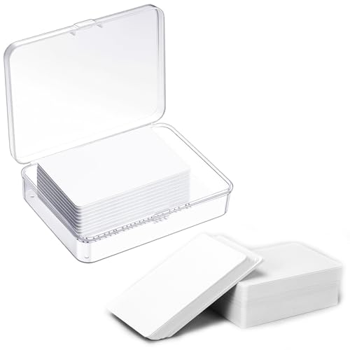 Origin-Joy 50 PCS NFC Cards, NTAG215 Blank Waterproof 85.5 x 54mm NFT Chips, Programmable & Rewritable, Compatible with Amiibo, TagMo, iOS & Android Devices (White) - Image 1