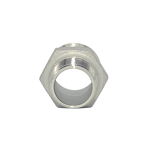 DAN SPEED 1" x 3/4" Male Hex Nipple Threaded Reducer Connector Pipe Fitting/Adapter,Stainless Steel 304 NPT - Image 5