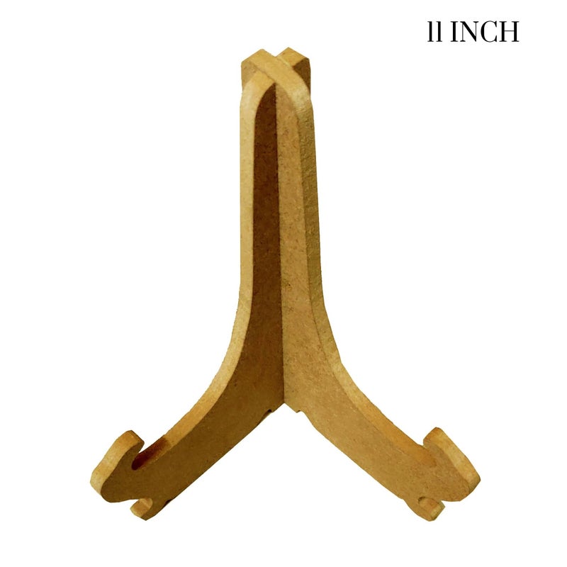 Snoogg Pack of 1 Size 11 inch Wood Easel Display Artist Stand for Canvas, Painting Crafts, Photos, Cards, Phone, and Wedding. - Image 2