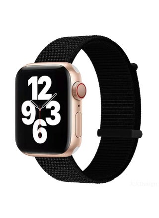 Replacement Strap Hook and Loop Fastener Dual Section Watch Band For Apple Watch Ultra 49mm&Watch Ultra 2 49mm / Series 9&8&7 45mm / SE 3&SE 2&6&SE&5&4 44mm / 3&2&1 42mm Dark Black - pzsku/ZC8D1A9263850BAE6573CZ/45/_/1714875604/e3faf0d1-e983-48bf-b10a-0d9ecd4a6094