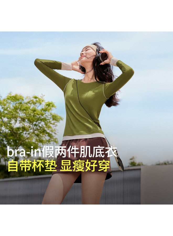 Beneunder 2-In-1 Base Layer Top For Women, Breathable Shirt For Autumn And Winter, Ideal For Layering Or Outer Wear - Image 2