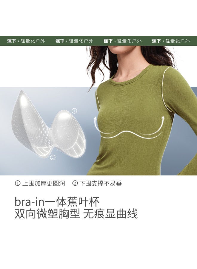 Beneunder 2-In-1 Base Layer Top For Women, Breathable Shirt For Autumn And Winter, Ideal For Layering Or Outer Wear - Image 3