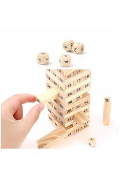 Cool Baby Wood Building Wooden Tower Blocks Toy Domino Stacker Board Game Family Funny Extract Building Blocks Game  - Image 3