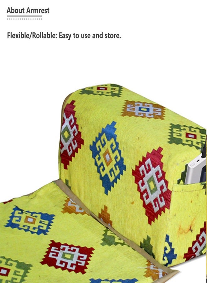 Cady One Camping Mattress For Two People Sitting With Side Bolster, Two-Seater Sponge - Image 4