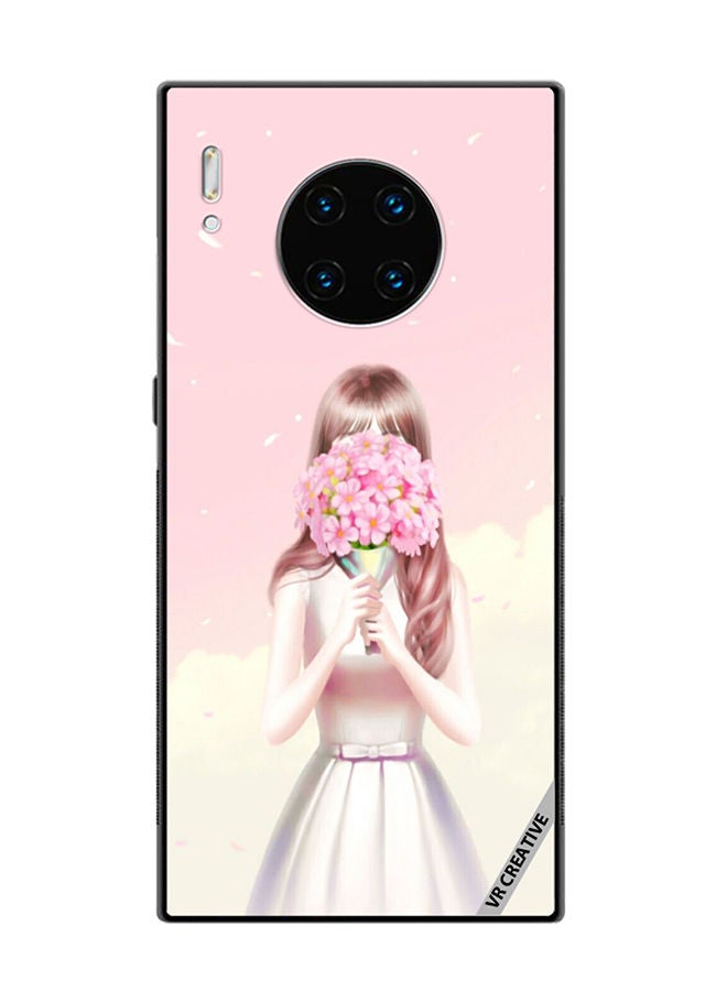 VR CREATIVE Protective Case Cover For Huawei Mate 30 Pro Blush Flowers Design Multicolour - Image 1