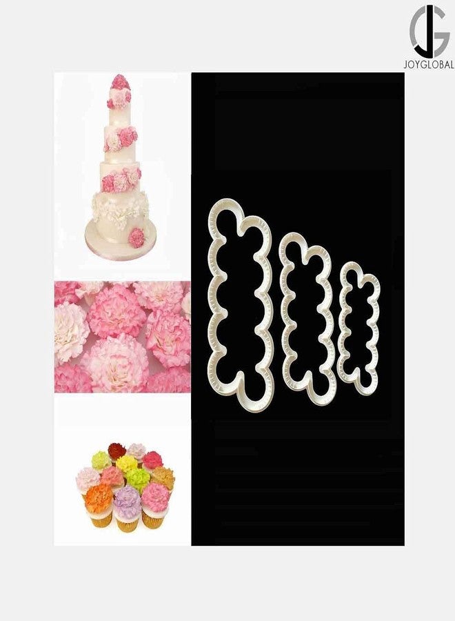 JoyGlobal The Easiest Rose Ever Cutter for Cake Decorating Set of 3 Cake Decorating - Image 5
