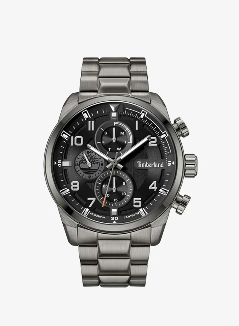تمبرلاند Henniker II Black Dial Stainless Steel Bracelet Multifunction Watch for Men