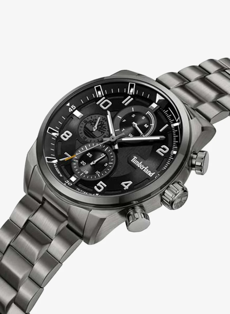 تمبرلاند Henniker II Black Dial Stainless Steel Bracelet Multifunction Watch for Men
