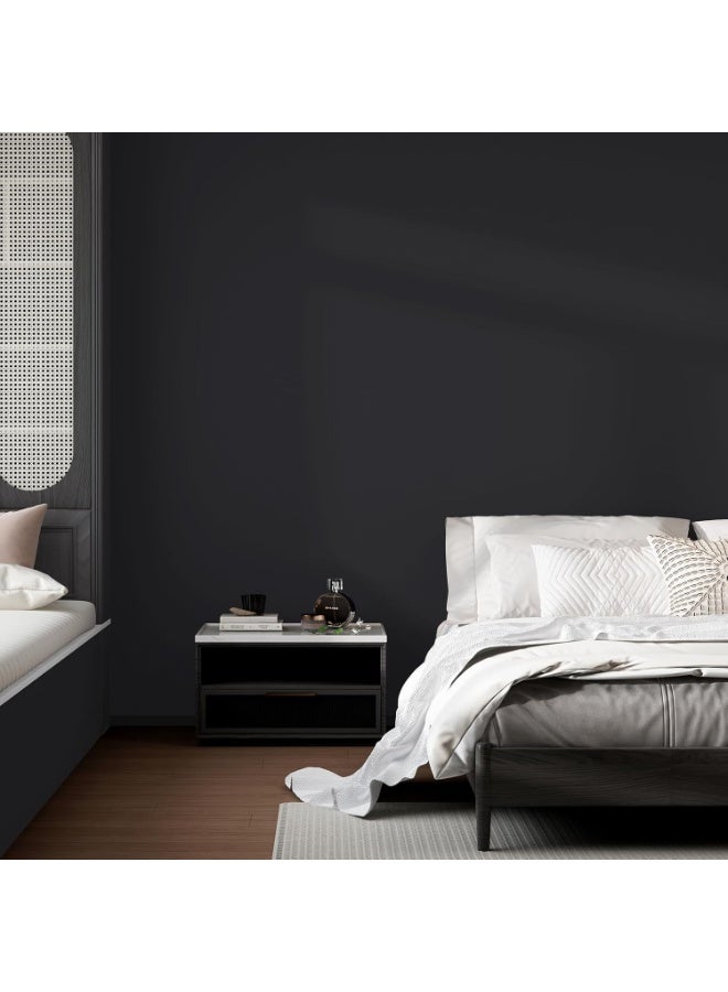 Sharpdo Black Wallpaper White Peel and Stick Wallpaper Marble Counter Top Stick on Wallpaper Backsplash Self Adhesive Wallpaper (3m×60cm) - Image 2