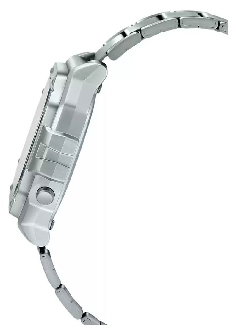 CASIO CASIO Men's Wrist Watch W-218HD-1AVDF - 44 mm - Silver - Image 4