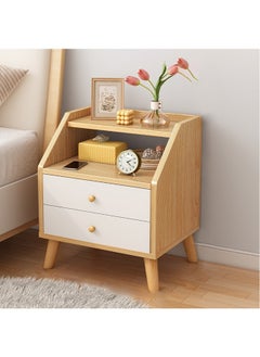 Home Bedside Storage Cabinet With Drawer And Shelf