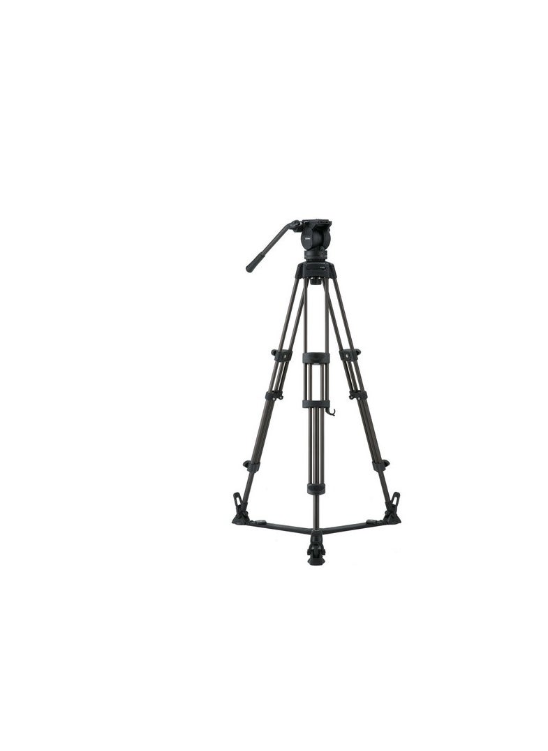 Libec - Libec LX5 Tripod With Pan and Tilt Fluid Head and Floor Spreader - Image 1