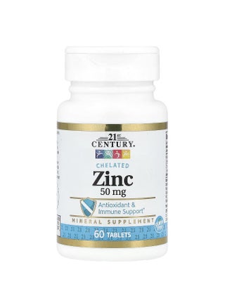 21st Century, Chelated Zinc, 60 Tablets - pzsku/ZC8D2030743EDBE29FDC1Z/45/_/1743072745/89bb9602-ec26-4085-b10f-5698cd7548ae