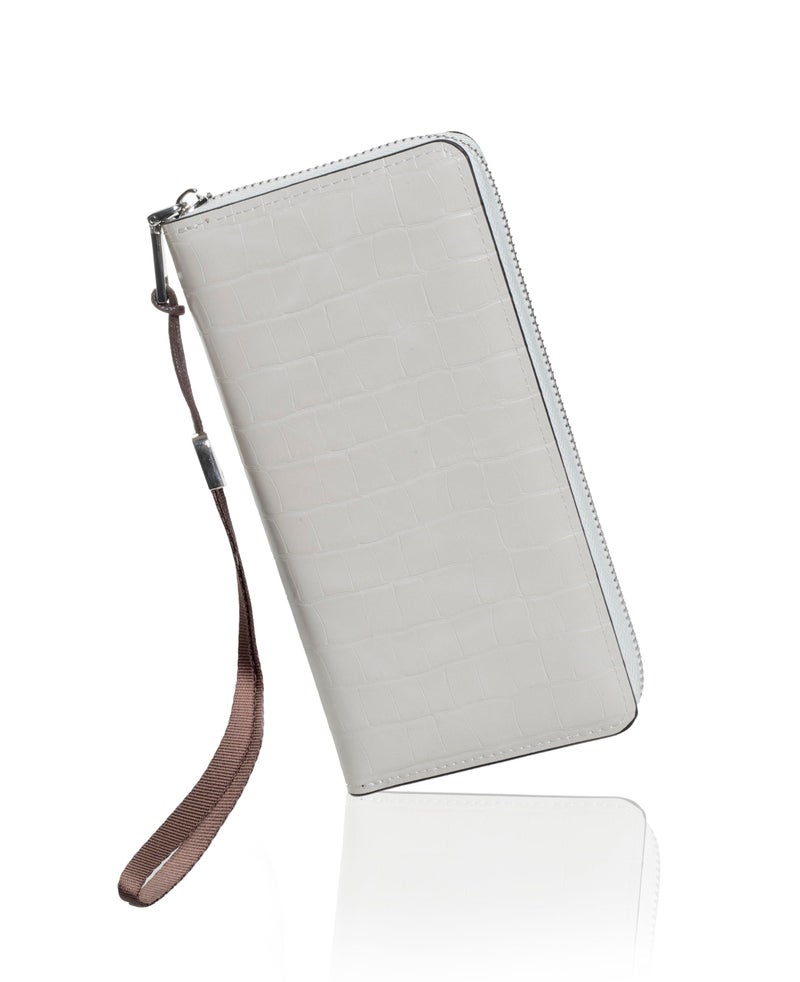 ketmart Women Wallet Zipper Long Purse | Cash, Mobile Phone, Credit Card Holder for Ladies and Girls, Large Capacity (off White) - Image 4