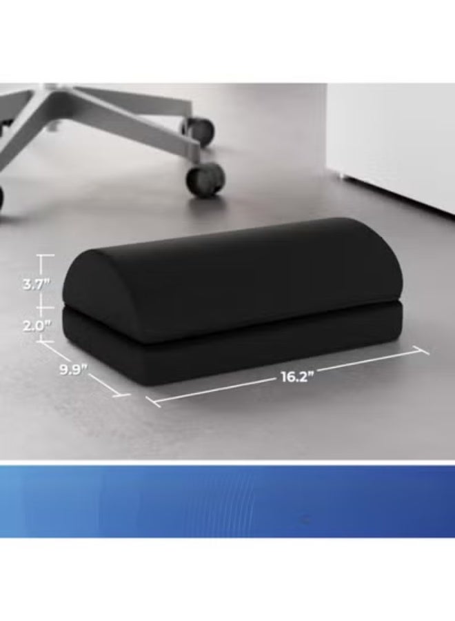 Ergonomic Under-Desk Footrest with Adjustable Dual Heights - Versatile Leg Support with Washable Cover for Office, Home & Travel - Back & Knee Pain Relief. - Image 4