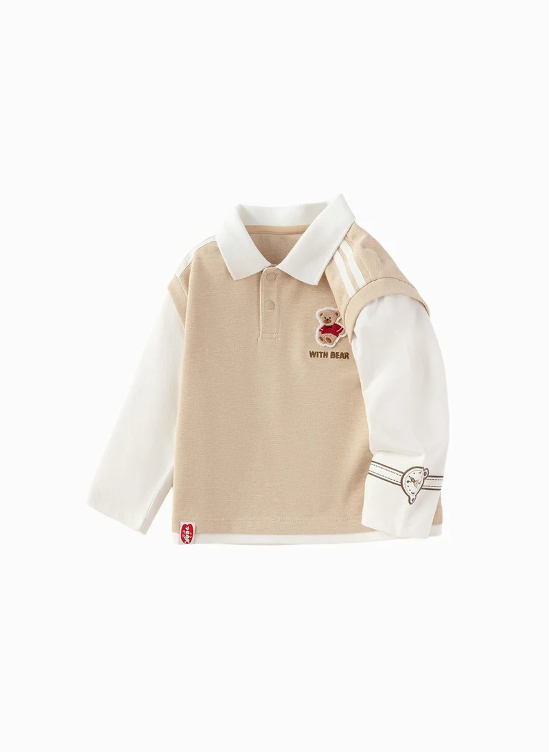 بالابالا Toddler Boy Lapel Sweatshirt