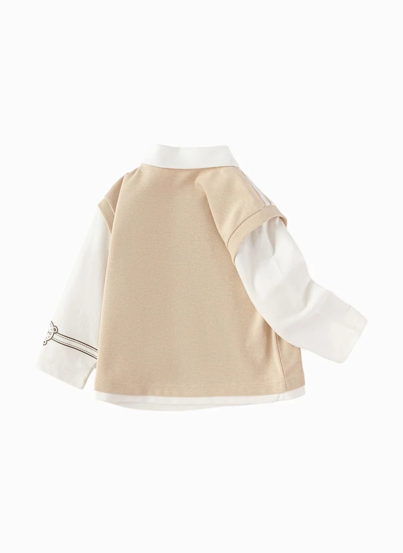 بالابالا Toddler Boy Lapel Sweatshirt