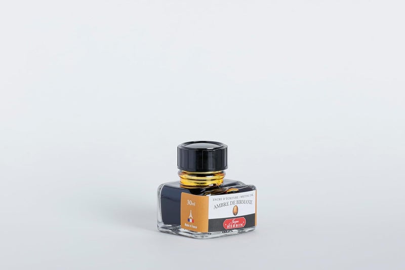 Jacques Herbin 30 ml Writing Ink Bottle - Amber Color - Image 3