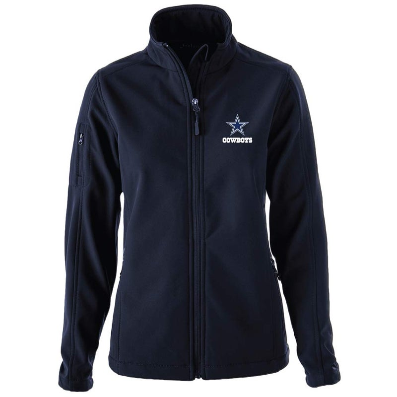 Dunbrooke NFL Dallas Cowboys Womens LadiesSonoma Softshell Jacket navy Medium