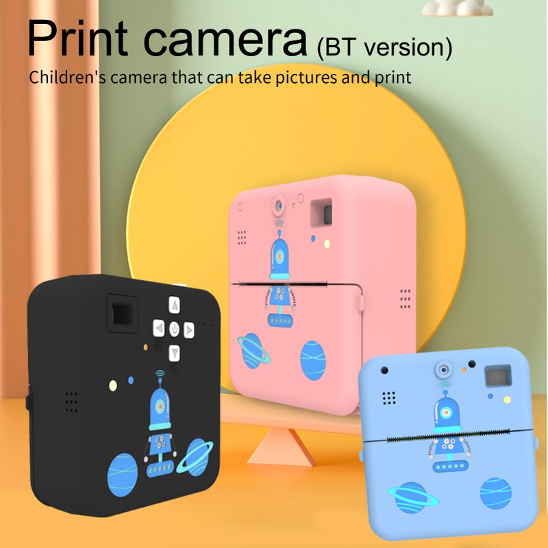 Mini Pocket Printer Camera Instant Print Portable Thermal Printing Machine Wireless BT Connection for Picture Label DIY Handcraft List Meno Notes Journal Receipt Paper Sticker Study Work Office - Image 2