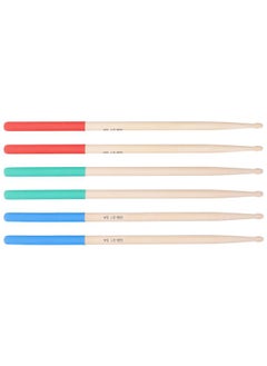 Thoraya 3 Pairs 5A Wood Drumstick Pack Set Kit NonSlip Music Instrument Accessory for Adults Kids  - Image 1