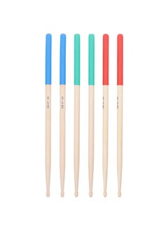 Thoraya 3 Pairs 5A Wood Drumstick Pack Set Kit NonSlip Music Instrument Accessory for Adults Kids  - Image 2
