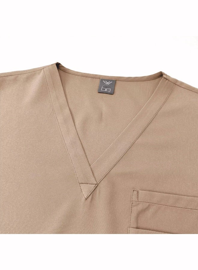 Perfectory Scrub Uniform Set Unisex V-Neck- Teal - Image 5