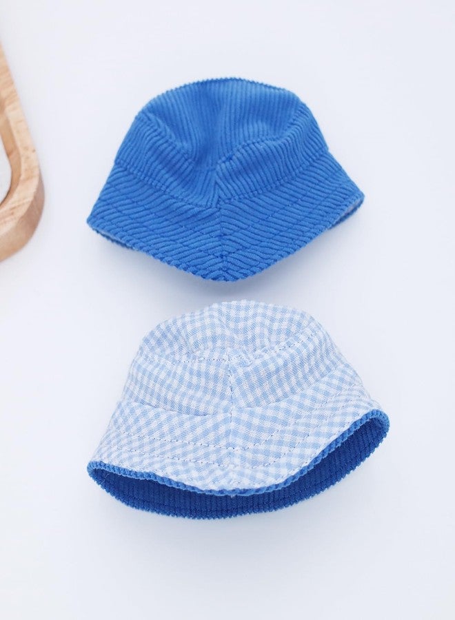 Etistta 6.7 inch Doll Clothes with Hat, Corduroy Bib Pants Overalls for 17cm Doll Accessories Outfits (Blue) - Image 4