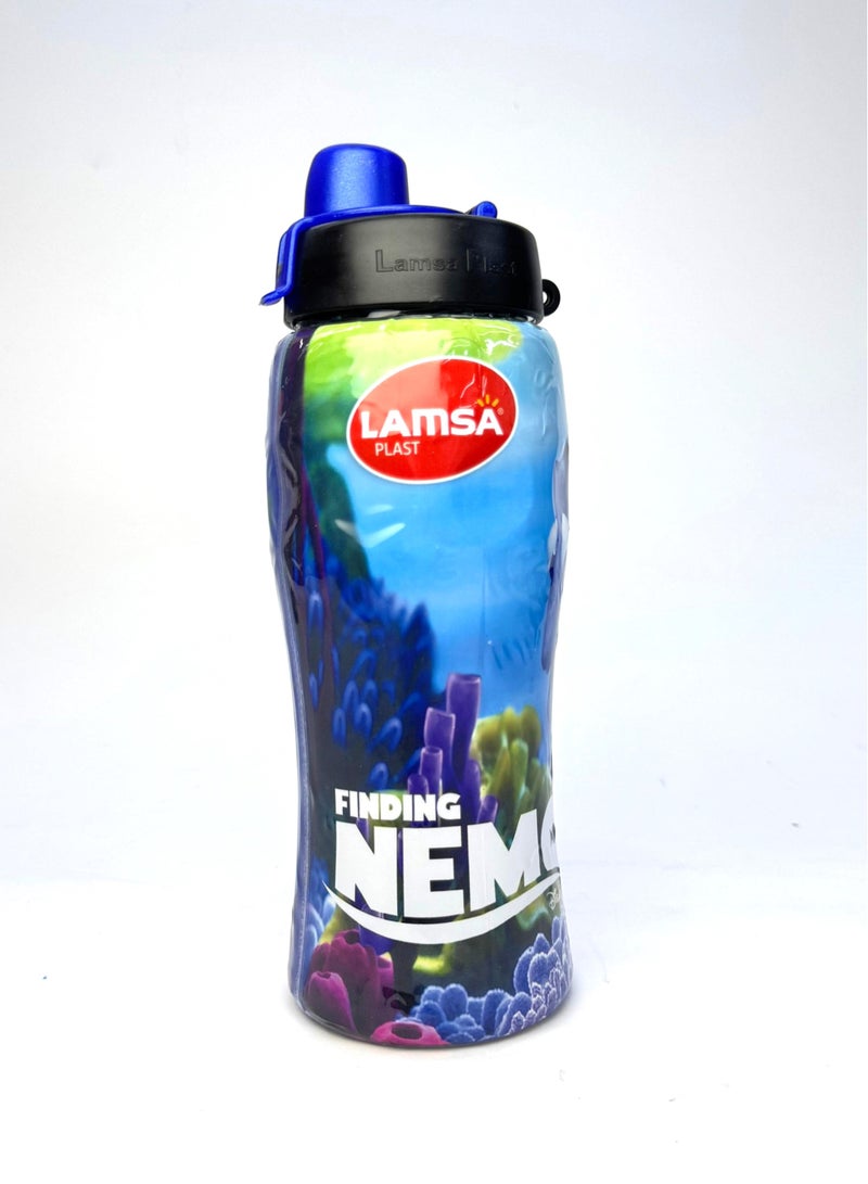 لمسة بلاست علبة حفظ الغذاء لانش بوكس مع ملعقة وشوكة  مع زجاجة  من لمسه بلاست - Image 2