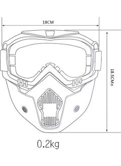 Cross Motorcycle Cycling Goggles Outdoor Helmet Mask Sponge Tape Elastic Jet Mask Mirrored Glass - pzsku/ZC8D2B3DE8389F72F3D5BZ/45/_/1725793670/ff303819-84e6-45f4-aeae-a8c06447e566