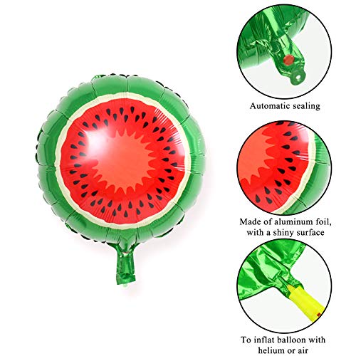 LZYMSZ 12PCS Fruit Vegetable Foil Helium Mylar Balloons, Corn Carrot Orange Tomato Broccoli Strawberry Grape Banana Watermelon Kiwi Party Decoration Supplies for Baby Shower Birthday Christmas Kids Gift - Image 3