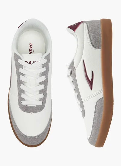 Dash Women's Logo Detail Sneakers with Lace-Up Closure